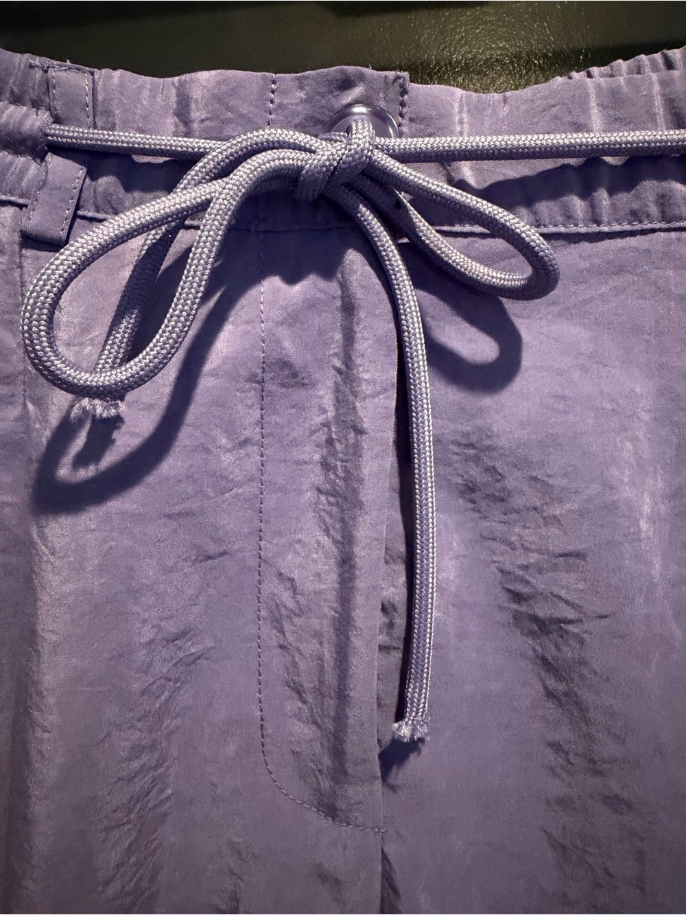 NWOT Maeve by Anthropologie Seamed Wide Leg Track Pants Purple - Size small - Picture 6 of 10